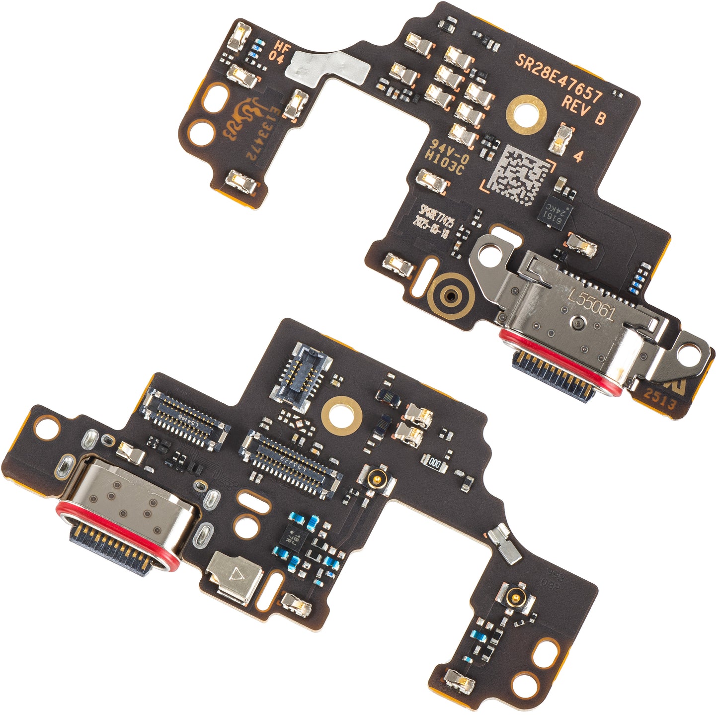 Opladningsstik Kort - Mikrofon Motorola Moto G Stylus 5G (2025), Servicepakke 5B28C30425