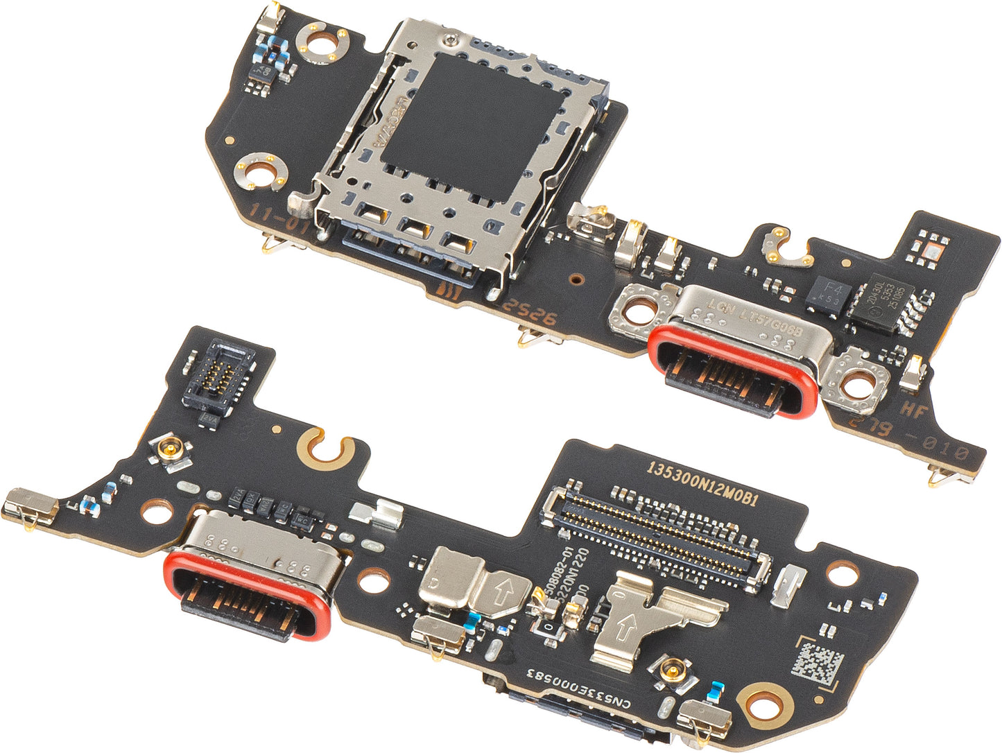 Plade med Opladningsstik - Mikrofon - SIM-kortlæser Modul Xiaomi 14T Pro, Servicepakke 56001400N1200