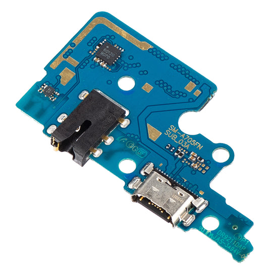 Opladerkort med stik - Audio - Mikrofon Samsung Galaxy A70 A705