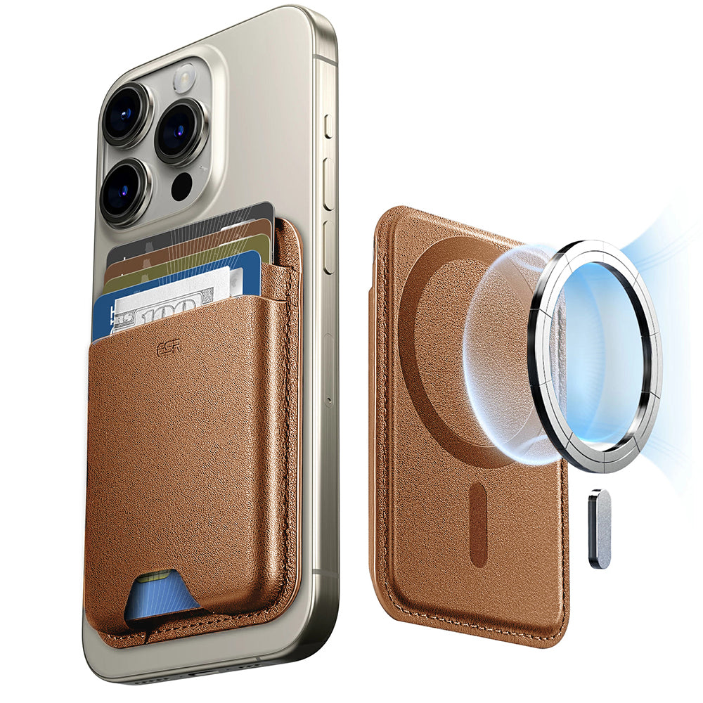 Magsafe pung, ESR, Boost, Brun