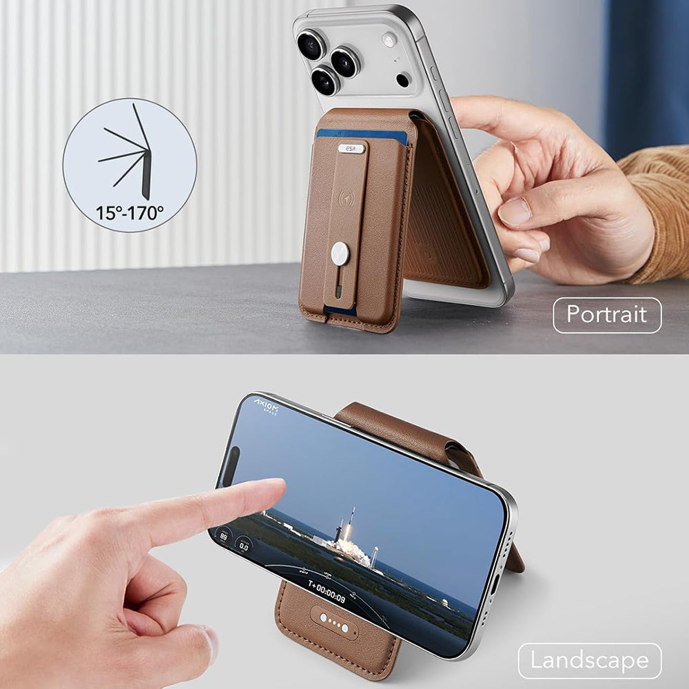 MagSafe Pung, ESR, Findy my Wallet 5C, Brun
