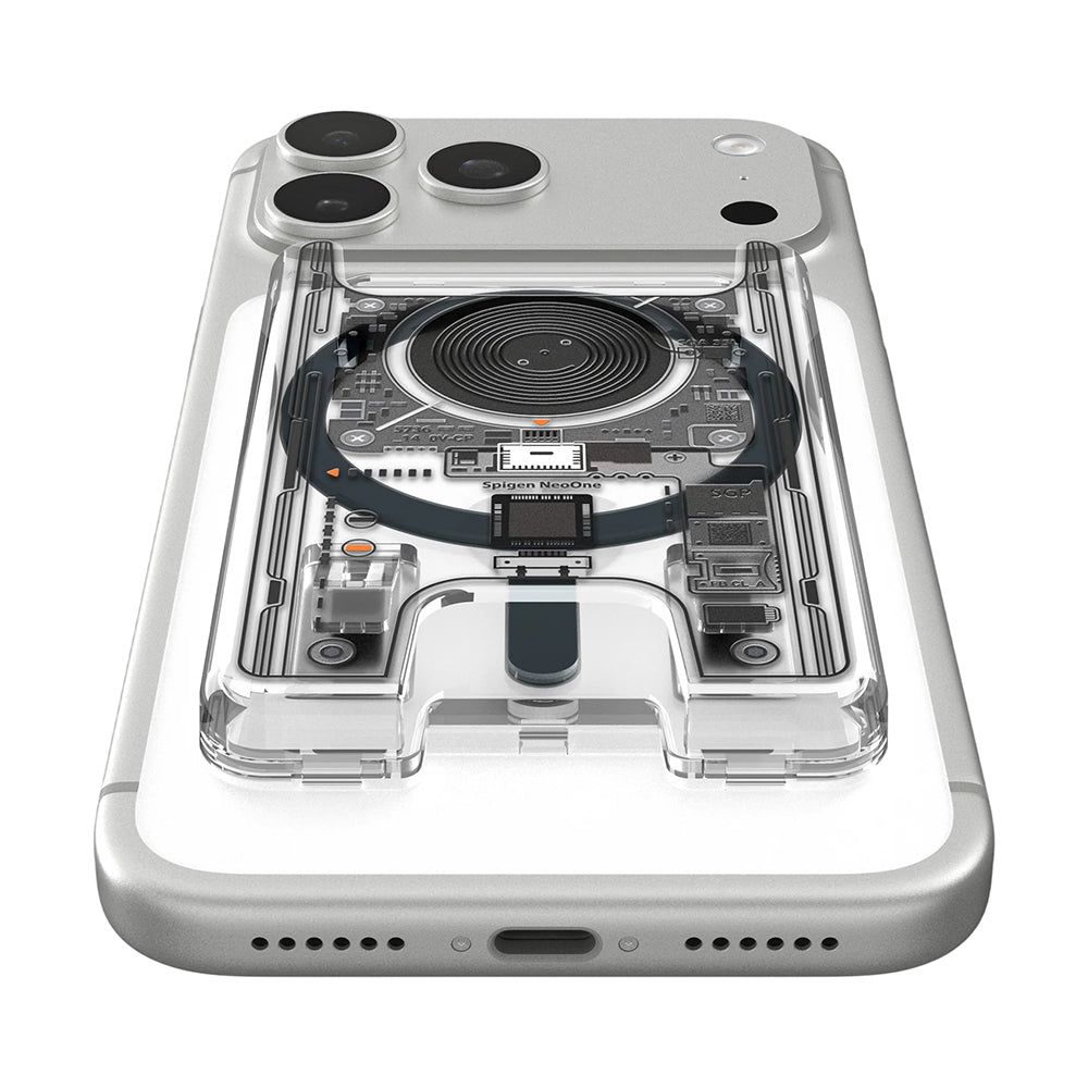 MagSafe-tegnebog, Spigen, Ultra Hybrid Zero One, Gennemsigtig AFA11403