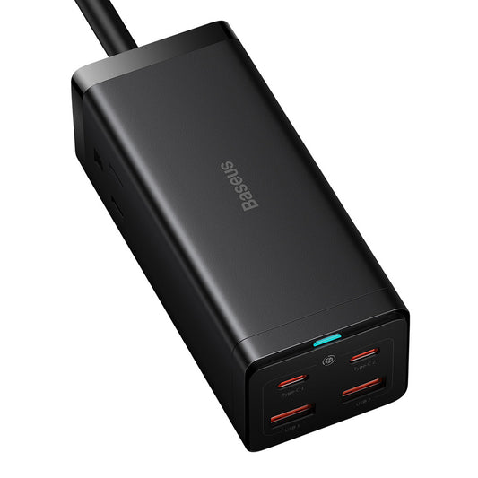 Baseus PowerCombo US forlængerledning, 1 x stikkontakt, Sort PSZM000201