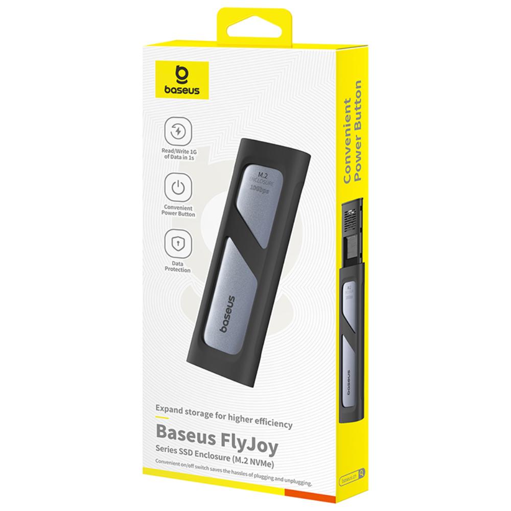 Baseus FlyJoy Series rack til SSD M.2 NVMe, Grå B00760600811-01