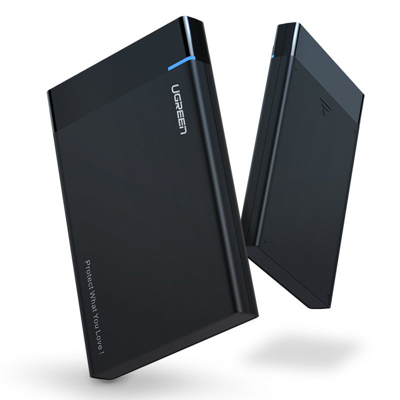 Rack UGREEN US221 til HDD / SSD SATA 2.5inch, USB 3.2, Sort