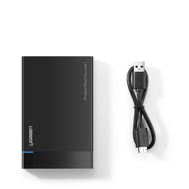 Rack UGREEN US221 til HDD / SSD SATA 2.5inch, USB 3.2, Sort