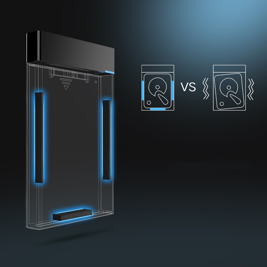 Rack UGREEN US221 til HDD / SSD SATA 2.5inch, USB 3.2, Sort