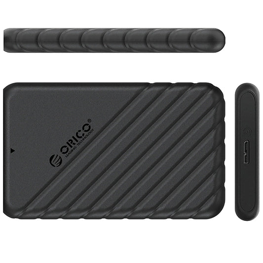 Orico 25PW1-U3 kabinet til HDD / SSD SATA 2,5 tommer, microUSB 3.0, Sort