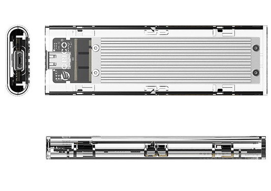 Orico TCM2-C3 kabinet til SSD M.2 NVMe, grå