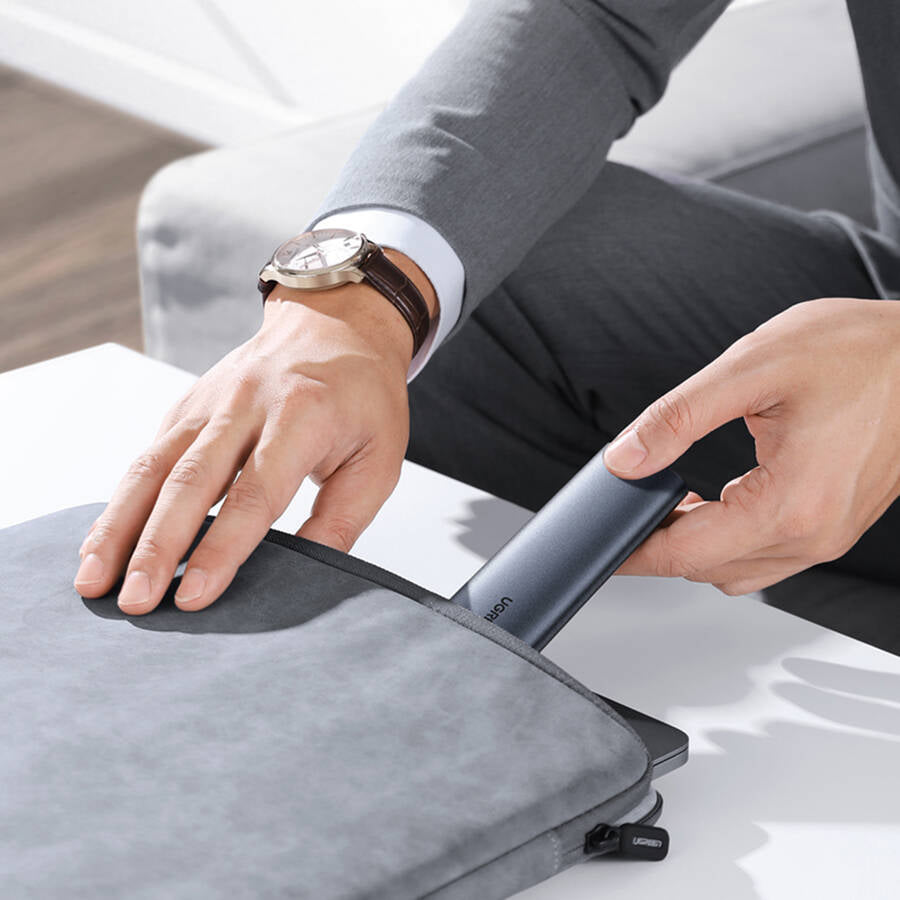 Rack UGREEN CM400 til SSD SATA M.2 NGFF, Grå