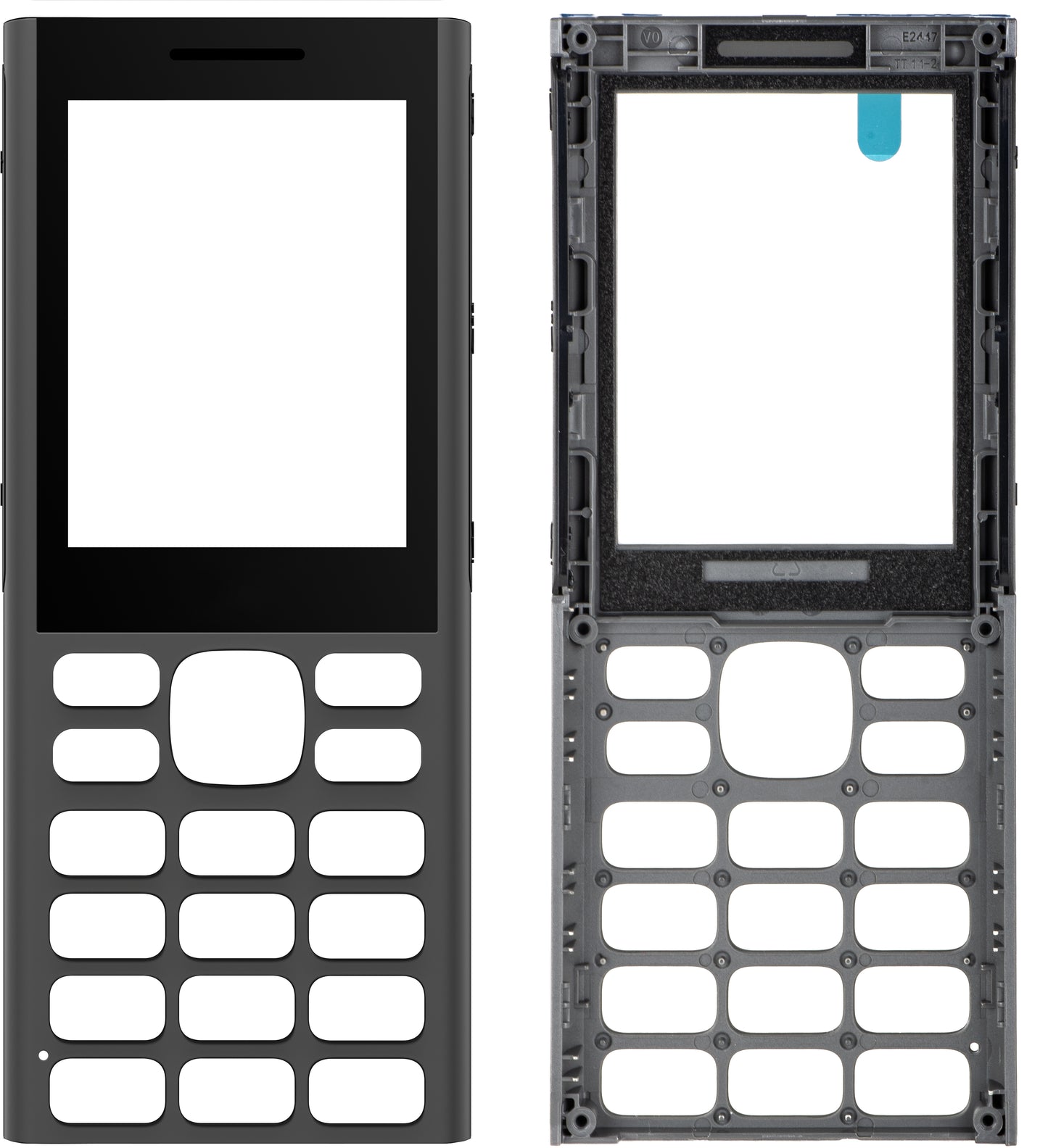 Frontdæksel til HMD 130 Music, Grå