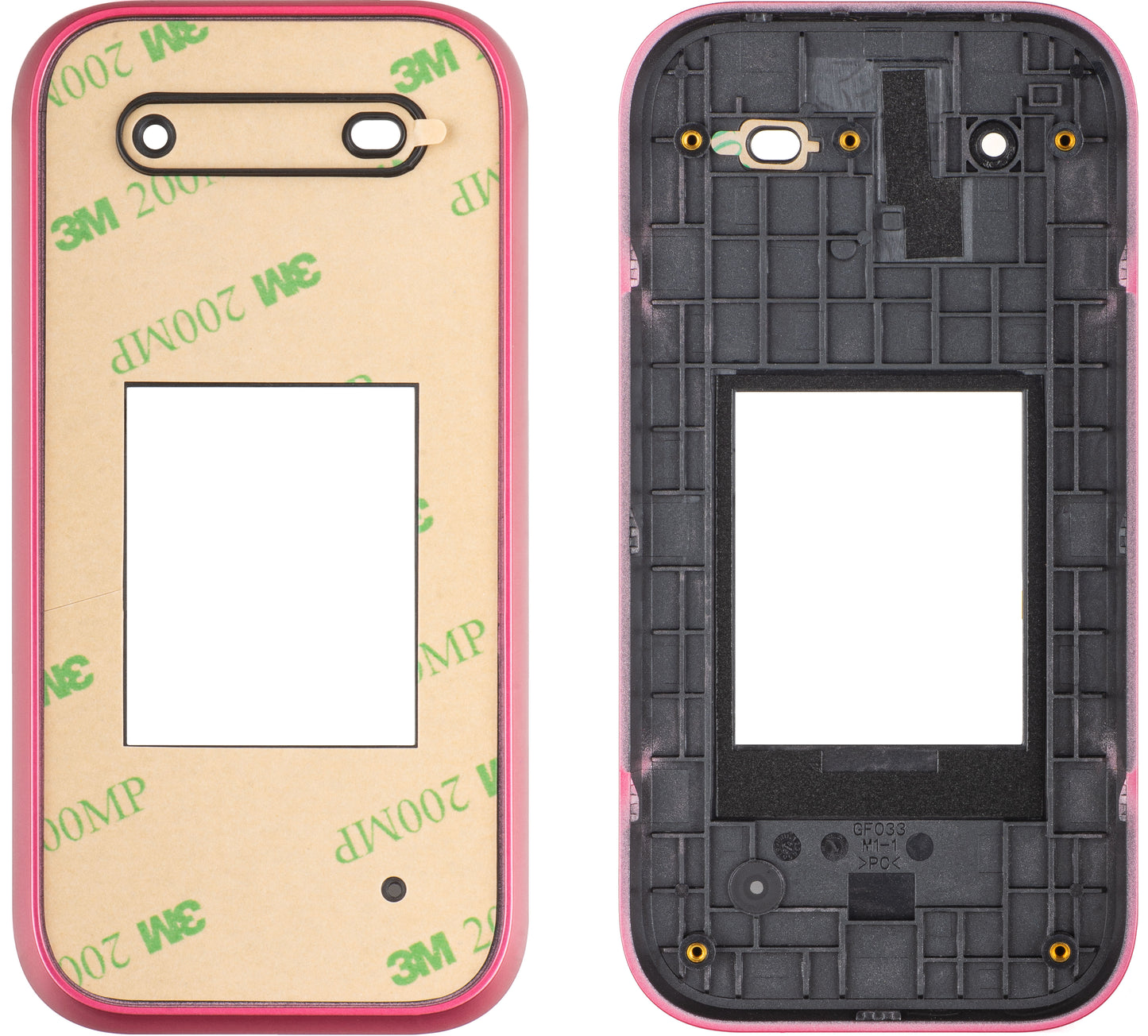 Et skallcover til HMD 2660 Flip, rød