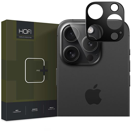 HOFI ALUCAM PRO+ beskyttelsesramme til bagkamera til Apple iPhone 16 Pro Max / 16 Pro, Sort
