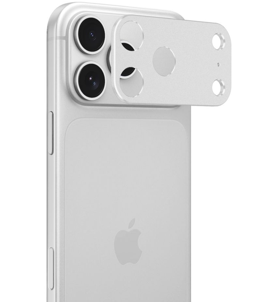 Tech-Protect Camalloy Fit+ beskyttelsesramme til bagkamera til Apple iPhone 18 Pro Max, aluminium, sølvfarvet