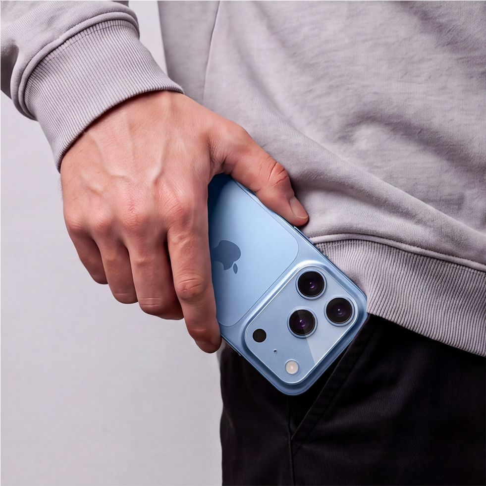 Tech-Protect Cam Fit+ bagkamera beskyttelsesramme til Apple iPhone 18 Pro, hærdet glas, gennemsigtig