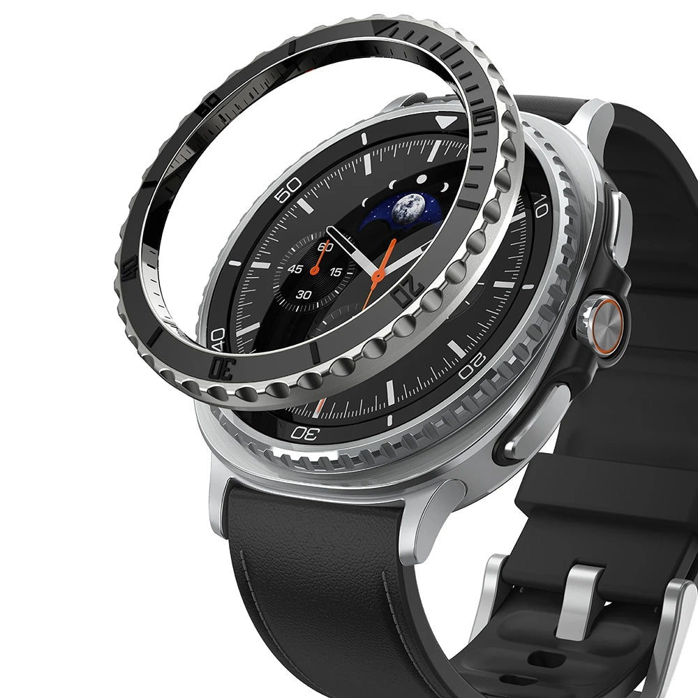 Ringke Premium Styling Beskyttelsesramme til Samsung Galaxy Watch8 Classic, Sort