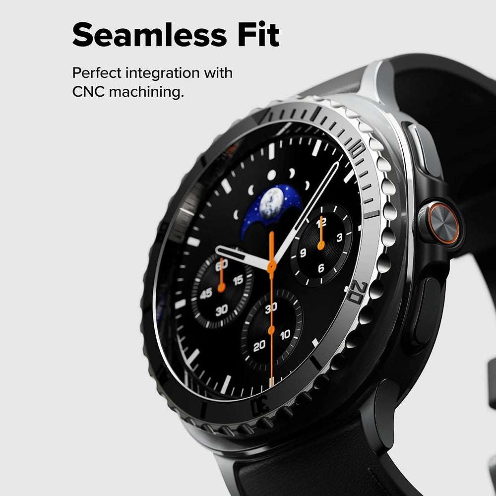 Ringke Premium Styling Beskyttelsesramme til Samsung Galaxy Watch8 Classic, Sort
