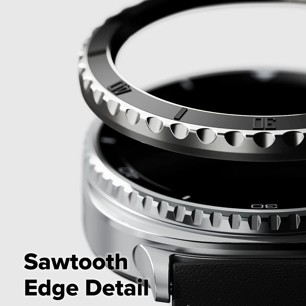 Ringke Premium Styling Beskyttelsesramme til Samsung Galaxy Watch8 Classic, Sort