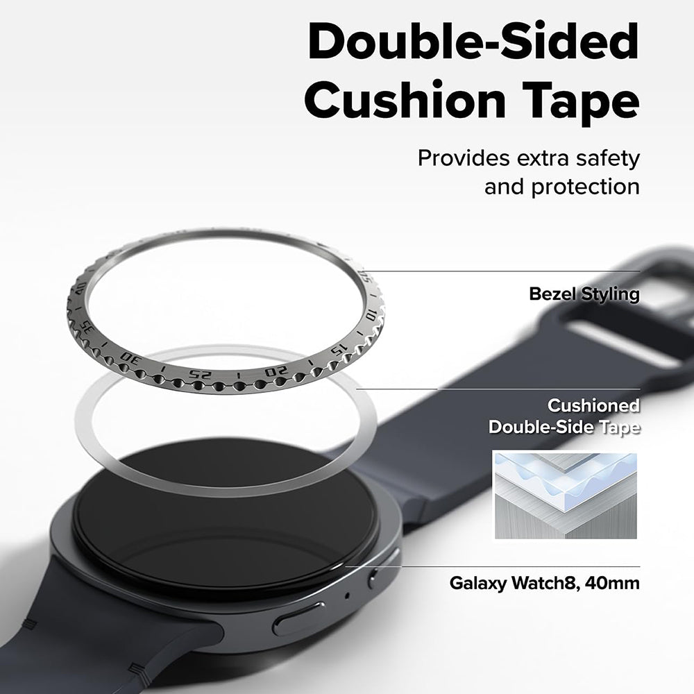 Ringke Inner Styling Protection Frame for Samsung Galaxy Watch8 Classic, Black