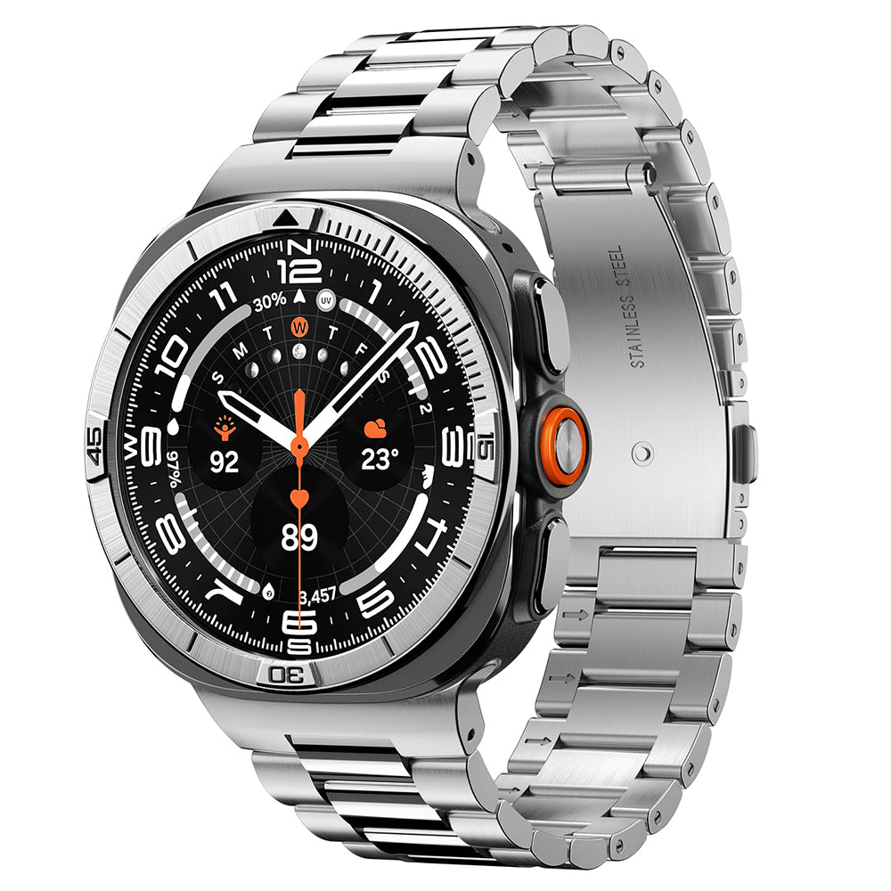 Spigen Tune Pilot beskyttelsesramme til Samsung Galaxy Watch Ultra2, sølv ACS11616