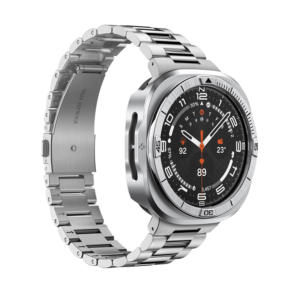 Spigen Tune Pro Pilot beskyttelsesramme til Samsung Galaxy Watch Ultra2, sølv ACS11618