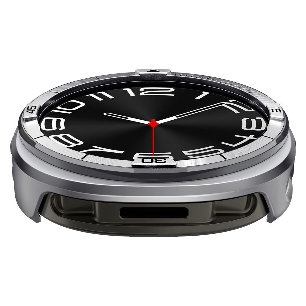 Spigen Tune Pro Pilot Beskyttelsesramme til Samsung Galaxy Watch8 44mm, Sølvfarvet