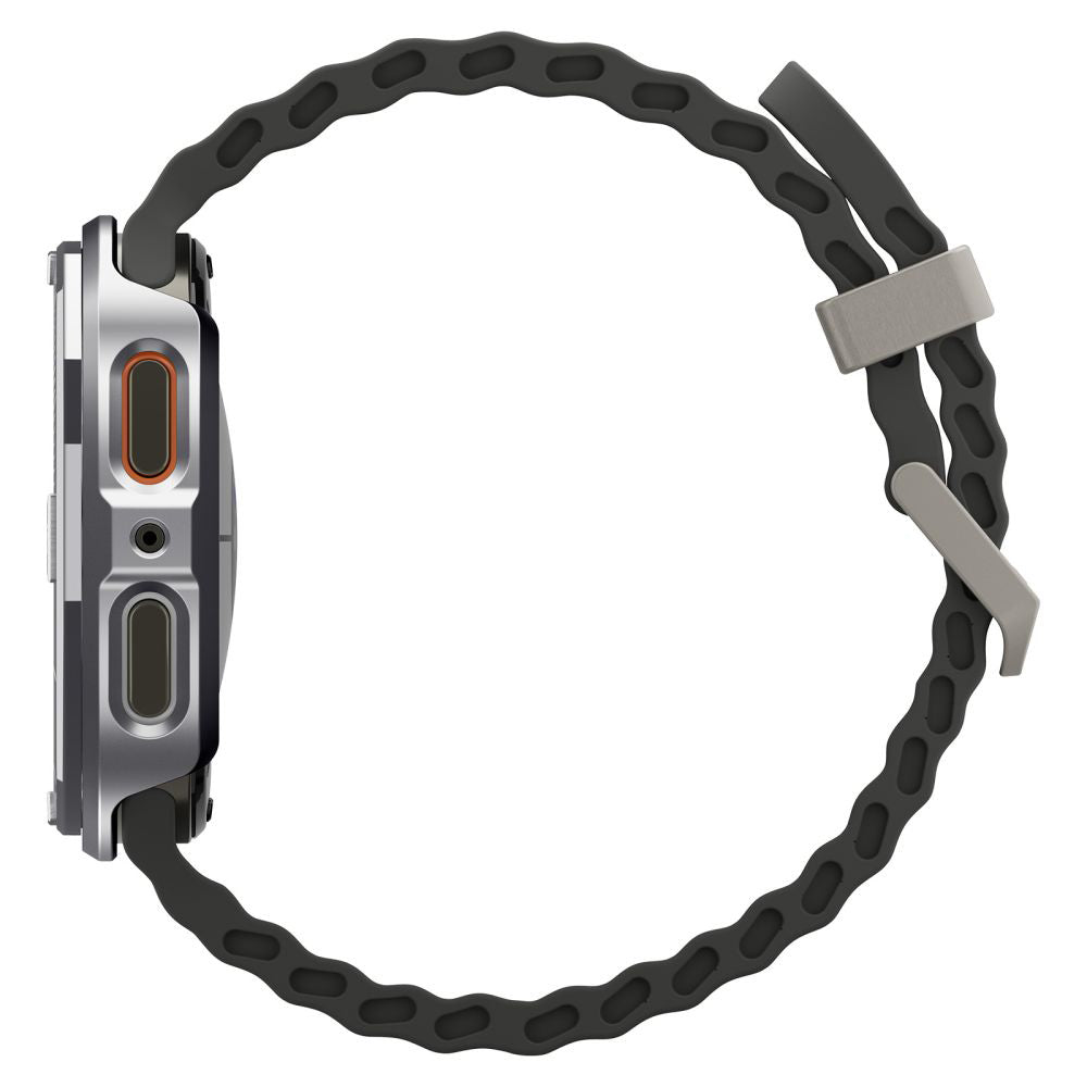 Spigen Tune Pro Pilot Beskyttelsesramme til Samsung Galaxy Watch8 44mm, Sølvfarvet