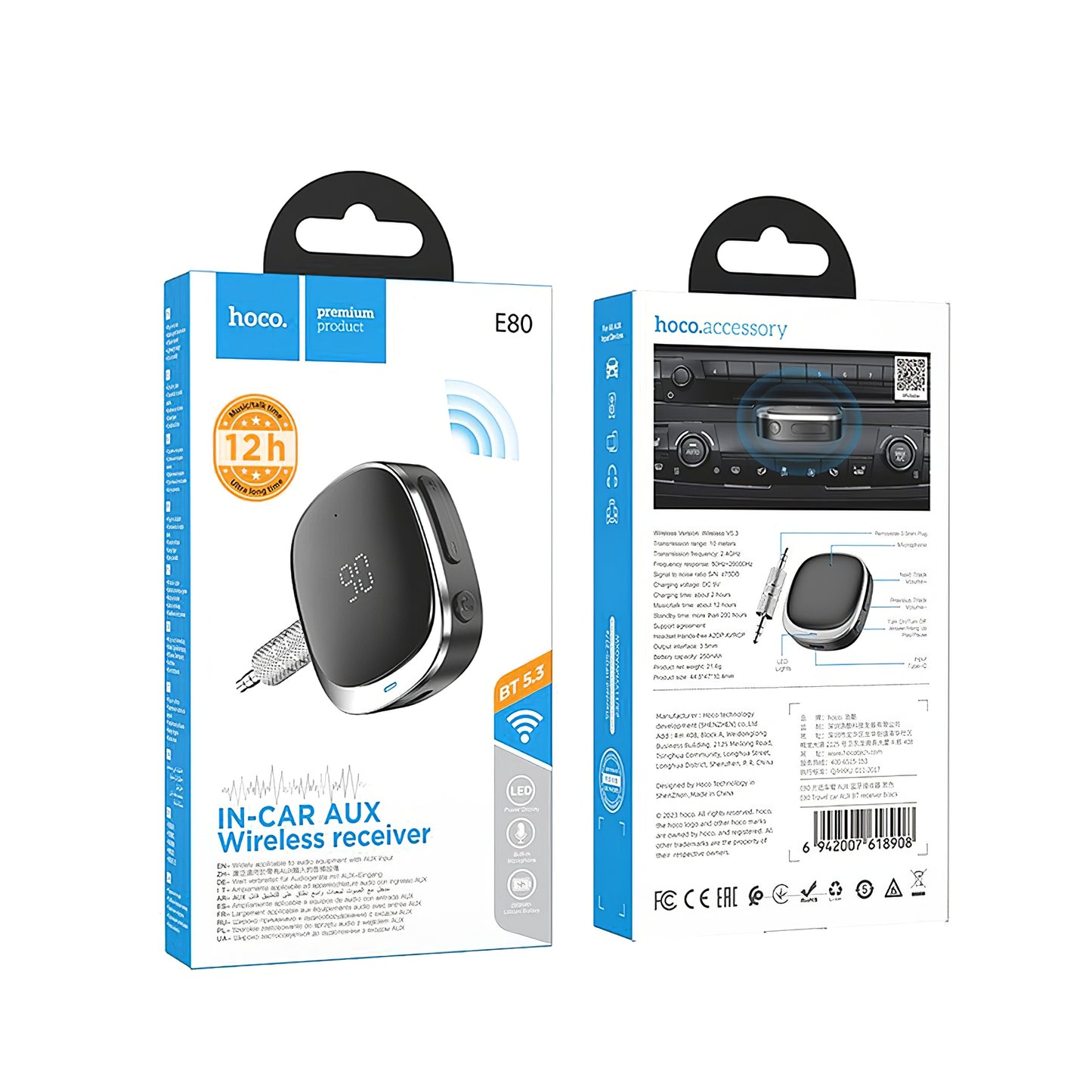 Bluetooth-modtager HOCO E80