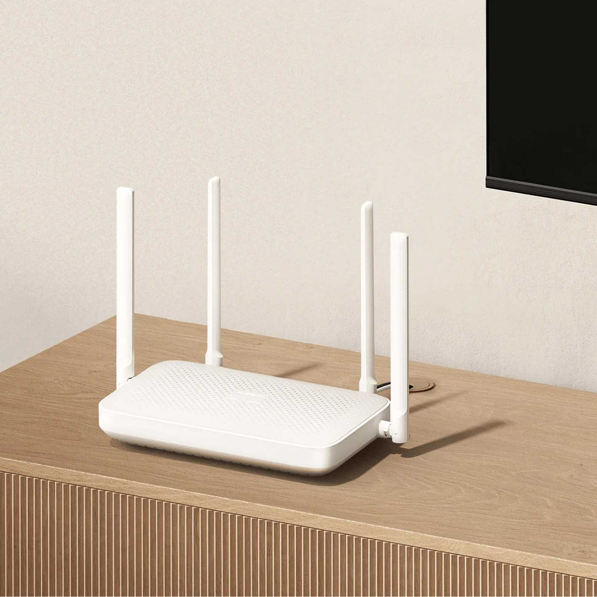 Xiaomi AX1500 trådløs router, Dual Band, Wi-Fi 6, hvid DVB4412GL