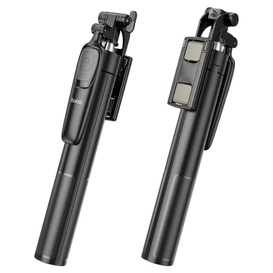 Selfie Stick Bluetooth HOCO K19 Soul Live Broadcast, Universal, Sort