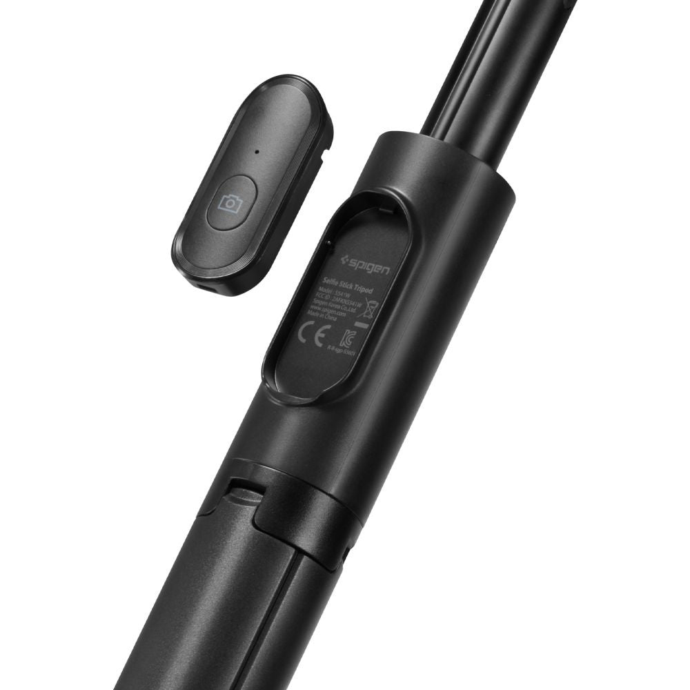 Selfie Stick Bluetooth Spigen S541W, Universal, Sort