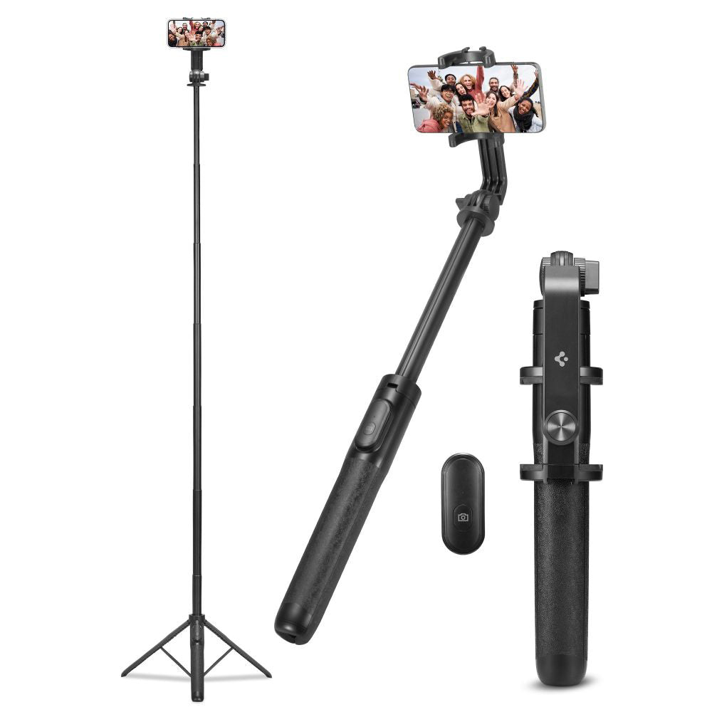 Selfie Stick Bluetooth Spigen S560W, Universal, Sort