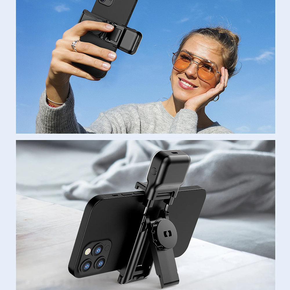 Selfie Stick Bluetooth Techsuit C01s, Universal, Sort