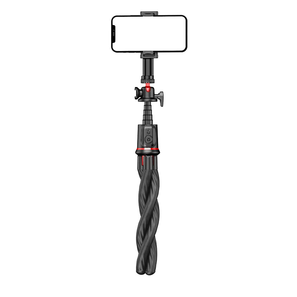 Selfie Stick Bluetooth Techsuit C03, Universal, Sort