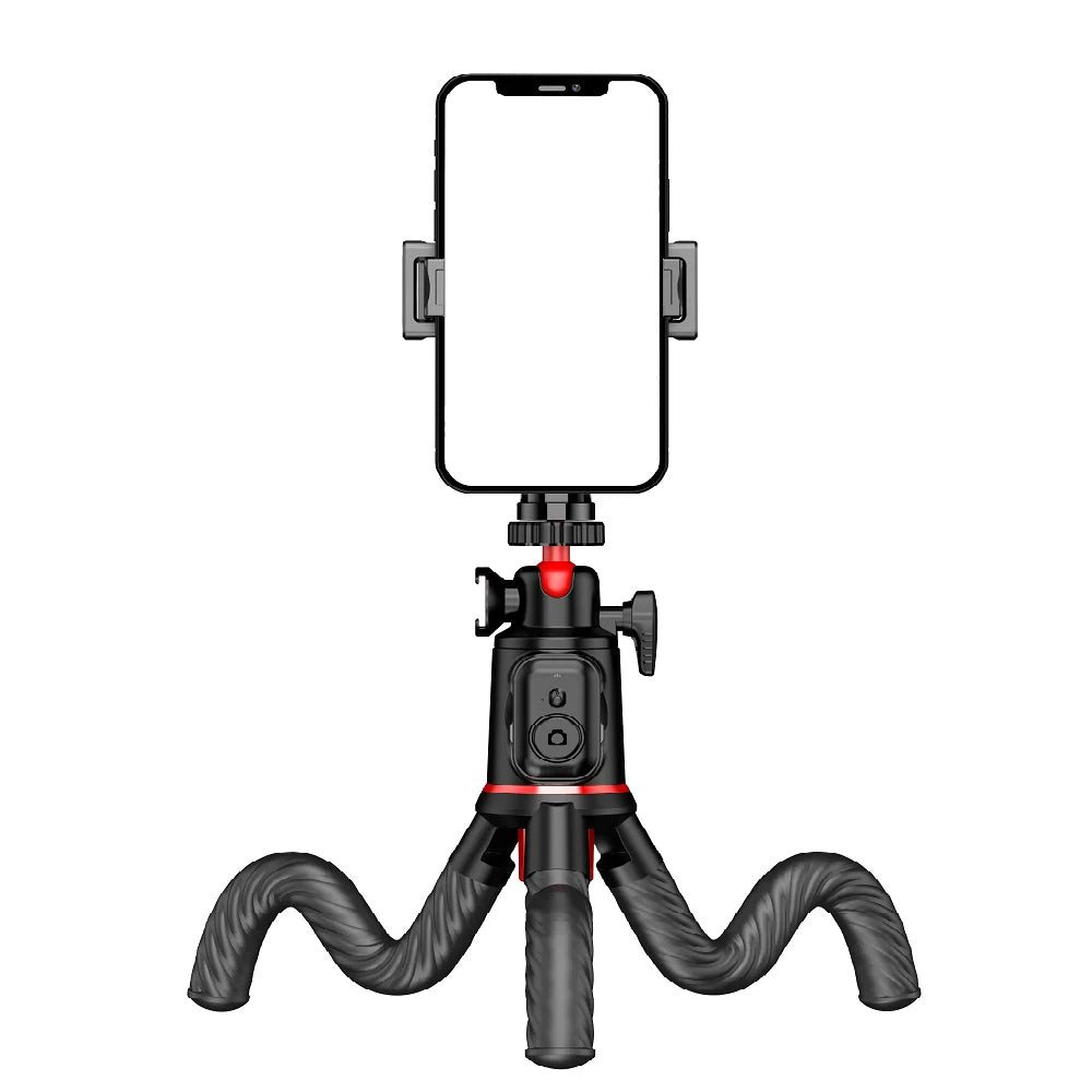Selfie Stick Bluetooth Techsuit C03, Universal, Sort