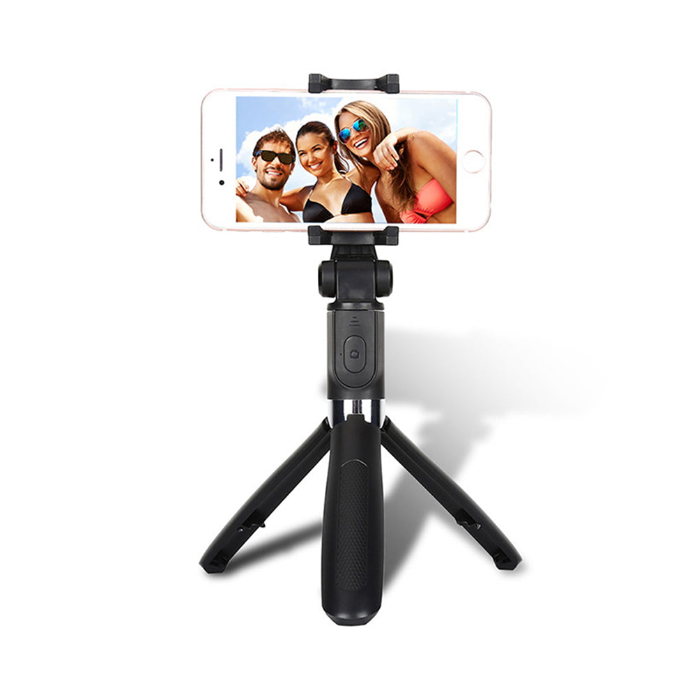 Selfie Stick Bluetooth Techsuit L01s, Universal, Sort