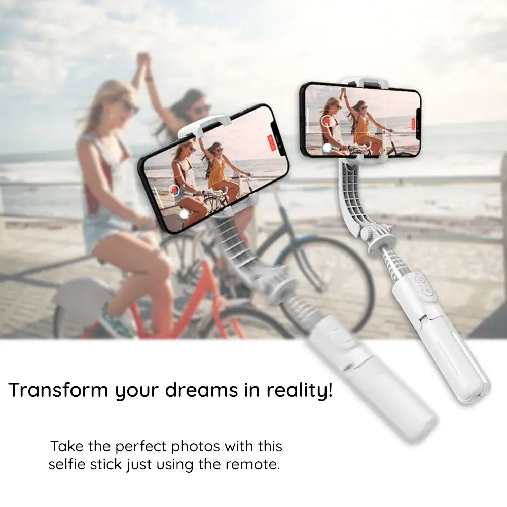 Selfie Stick Bluetooth Techsuit L08Mini, Universal, Sort