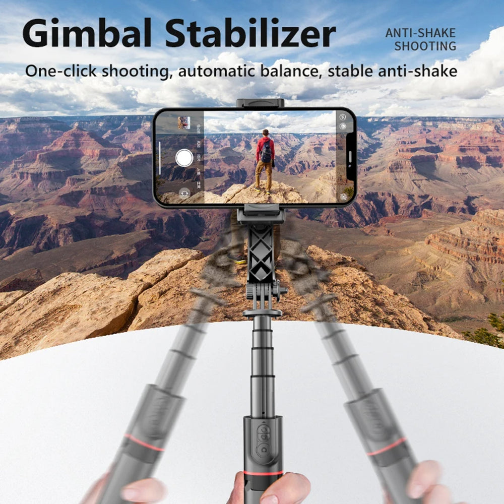 Selfie Stick Bluetooth Techsuit L19, Universal, Sort