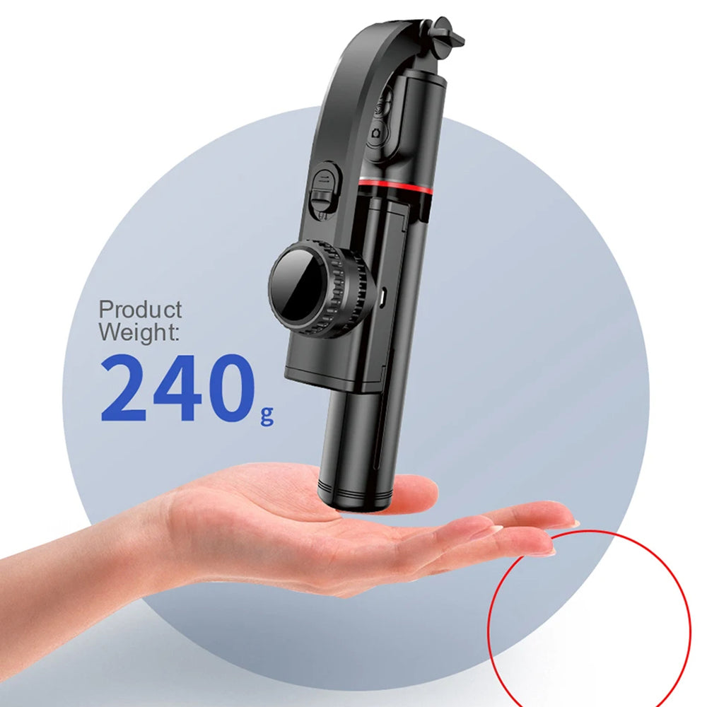 Selfie Stick Bluetooth Techsuit L19, Universal, Sort