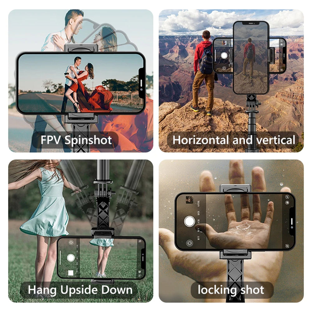 Selfie Stick Bluetooth Techsuit L19, Universal, Sort