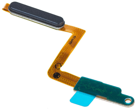 Microcontact On-Off Button - Fingeraftrykssensor Samsung Galaxy A7 (2018) A750, Sort