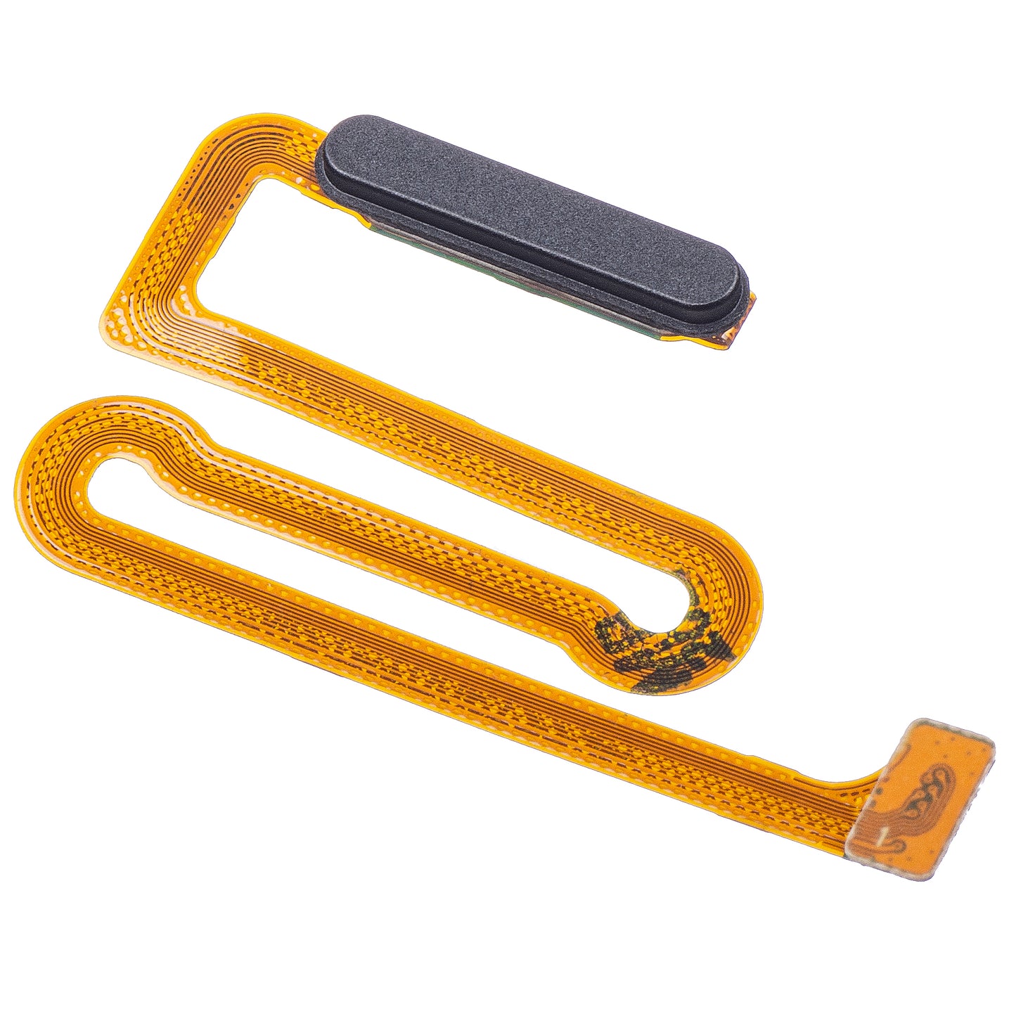 Fingeraftrykssensor Samsung Galaxy A12 Nacho A127 / M12 M127 / A12 A125, med bånd, Sort