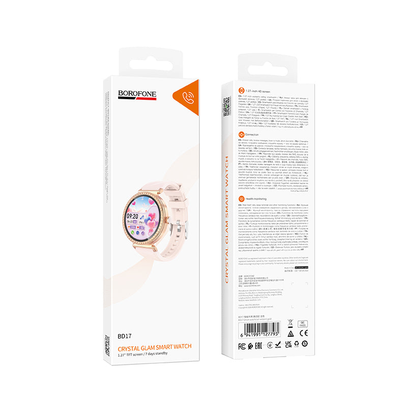 Smartwatch Borofone BD17 Call, Guld
