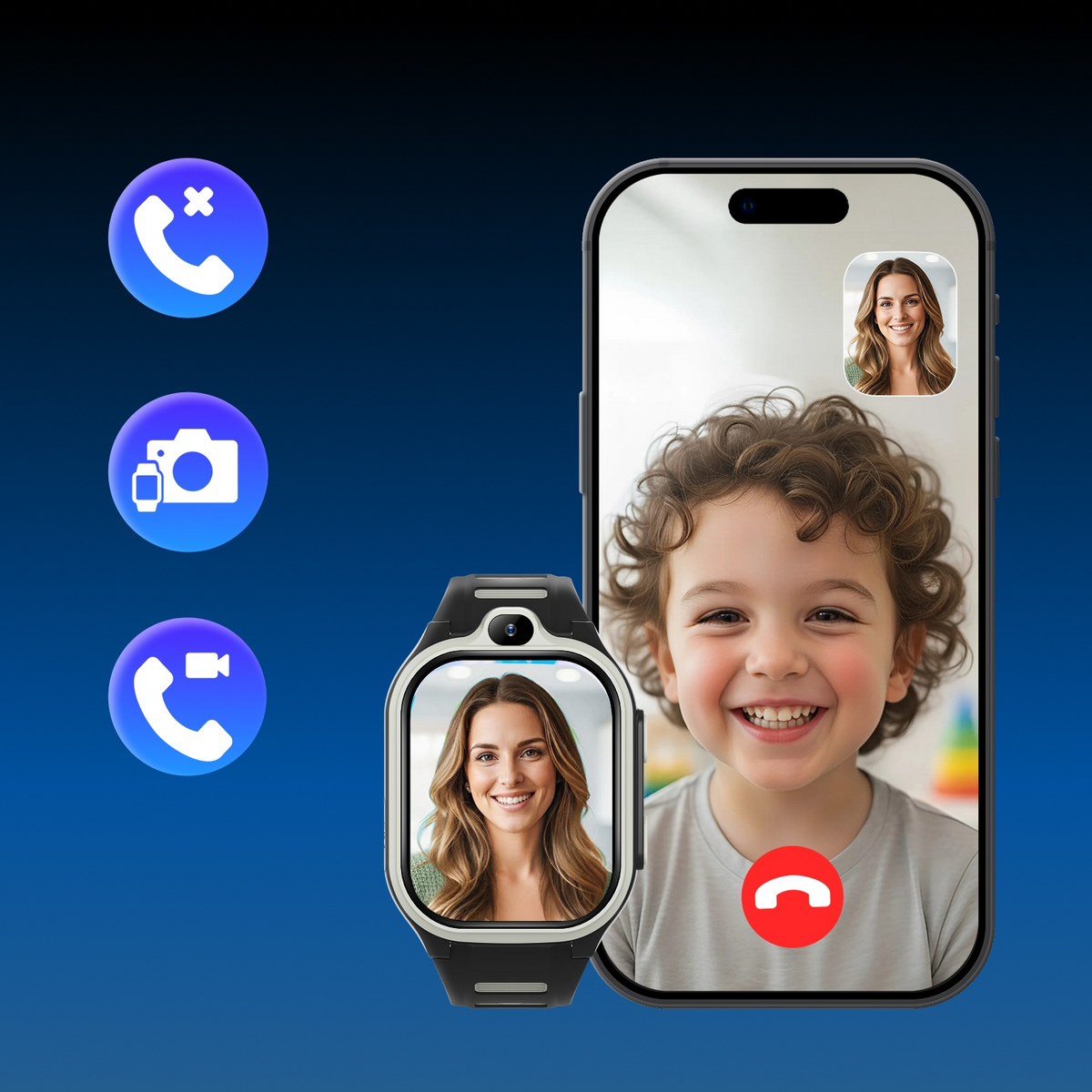 Smartwatch Forever Kids Boost KW-530 Call, Sort