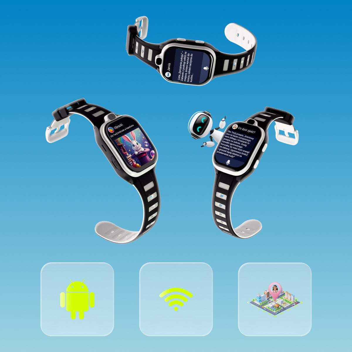 Smartwatch Forever Kids Boost KW-530 Call, Sort