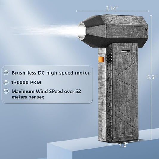 Techsuit YY01 Luftblæser, 120W, Sort
