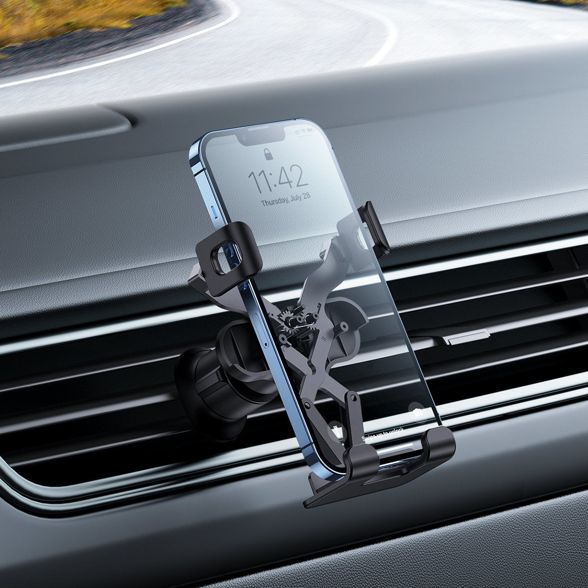 Baseus Gravity Car Mount, universal, sort SUWXX01010001