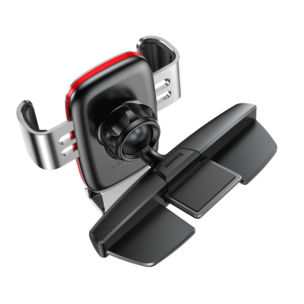 Baseus Metal Age Gravity Car Mount, universal, sølv SUYL-J0S