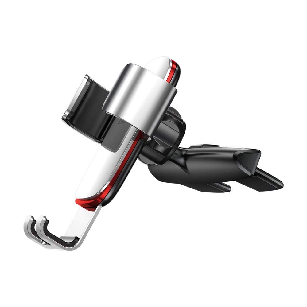 Baseus Metal Age Gravity Car Mount, universal, sølv SUYL-J0S