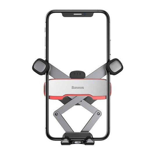 Baseus Mr Hui Gravity Series bilholder, 4,7 tommer - 6,5 tommer, sølv SUYL-HU0S